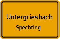 Spechting in UntergriesbachSpechting