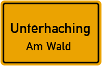 Karl-Herrmann-Weg in UnterhachingAm Wald