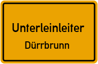 Dorfstraße in UnterleinleiterDürrbrunn