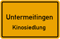 Ahornweg in UntermeitingenKinosiedlung