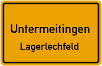 Westendstraße in UntermeitingenLagerlechfeld