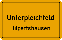 Straßenverzeichnis Unterpleichfeld Hilpertshausen