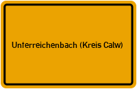 Branchenbuch von Unterreichenbach (Kreis Calw) auf onlinestreet.de