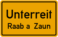 Straßenverzeichnis Unterreit Raab a. Zaun