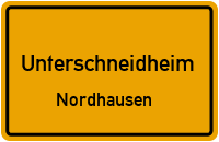 Hofweg in UnterschneidheimNordhausen