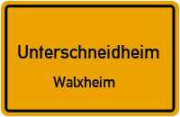 Alte Brühlstraße in UnterschneidheimWalxheim