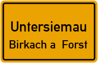 Kirchsteig in UntersiemauBirkach a. Forst