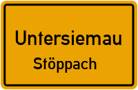 Ahorner Straße in UntersiemauStöppach