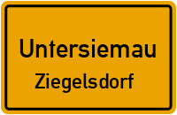 Straßen in Untersiemau Ziegelsdorf