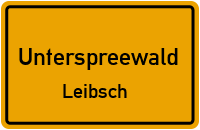 Leibscher Hauptstraße in UnterspreewaldLeibsch