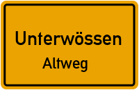 Straßenverzeichnis Unterwössen Altweg