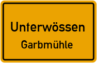 Garbmühlstraße in UnterwössenGarbmühle