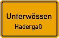 Hadergasse in UnterwössenHadergaß