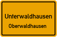 Kapellenstraße in UnterwaldhausenOberwaldhausen
