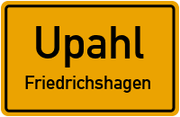 Friedrichshäger Straße in UpahlFriedrichshagen