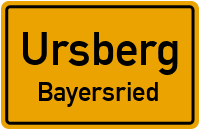 Joseph-Bernhart-Straße in 86513 Ursberg (Bayersried)
