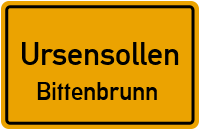 Straßenverzeichnis Ursensollen Bittenbrunn