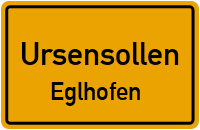 Straßen in Ursensollen Eglhofen