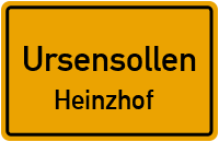 Straßen in Ursensollen Heinzhof