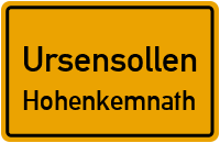 Straßenverzeichnis Ursensollen Hohenkemnath
