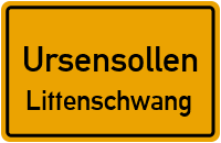 Straßenverzeichnis Ursensollen Littenschwang