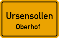 Straßen in Ursensollen Oberhof