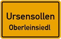 Straßen in Ursensollen Oberleinsiedl