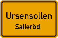 Straßen in Ursensollen Salleröd