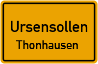 Straßen in Ursensollen Thonhausen