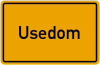 City Sign Usedom