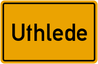 Ortsschild von Gemeinde Uthlede in Niedersachsen