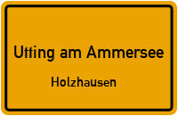 Straßenverzeichnis Utting am Ammersee Holzhausen