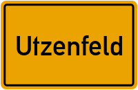 Ortsschild von Gemeinde Utzenfeld in Baden-Württemberg