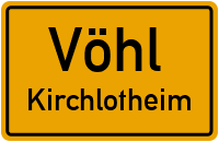 Berliner Weg in VöhlKirchlotheim