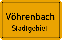 Donaueschinger Straße in 78147 Vöhrenbach (Stadtgebiet)