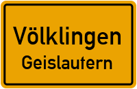 Schloßstraße in VölklingenGeislautern