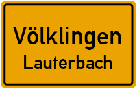 Straßenverzeichnis Völklingen Lauterbach