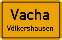 Bergstraße in VachaVölkershausen