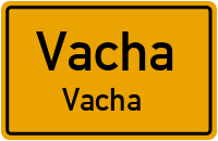 Bahnhofstraße in VachaVacha
