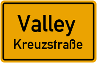 Peißer Straße in 83626 Valley (Kreuzstraße)
