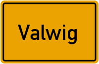 City Sign Valwig