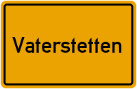 Ortsschild von Gemeinde Vaterstetten in Bayern