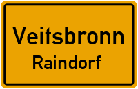 Raindorfer Hauptstraße in VeitsbronnRaindorf