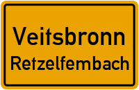 Schlehenweg in VeitsbronnRetzelfembach