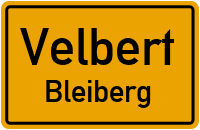 Bleibergstraße in VelbertBleiberg