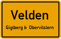 Straßenverzeichnis Velden Giglberg b. Obervilslern