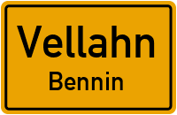 Hauptstraße in VellahnBennin