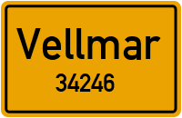Straßen in 34246 Vellmar