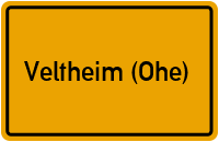 City Sign Veltheim (Ohe)