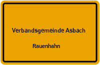 Rauenhahner Weg in Verbandsgemeinde AsbachRauenhahn